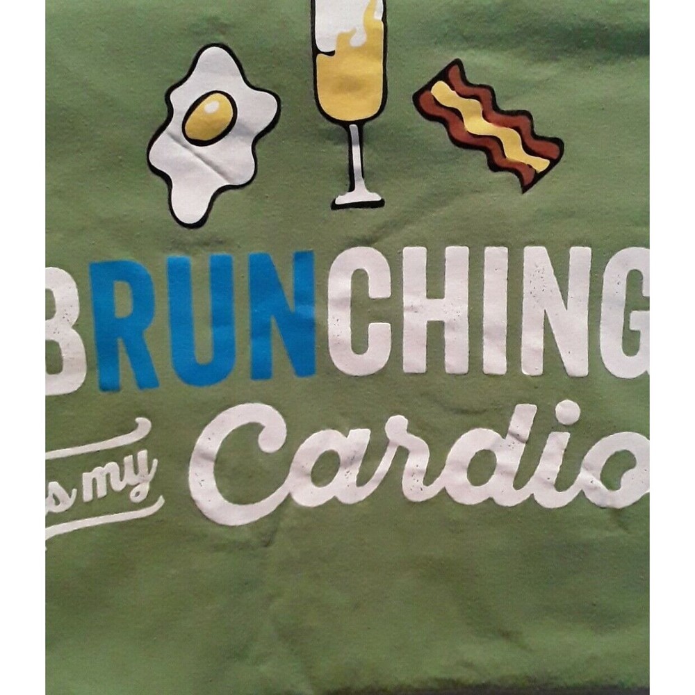 Mens Graphic T shirt "Brunching is my Cardio " Sz L